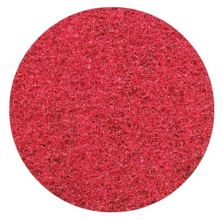 Spray Buffing Floor Pad - Red, 400mm / 16" (Pack of 5 Pads)