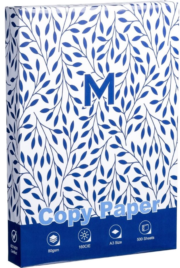 [MPH34730] Office Copy Paper A3 - White, 80gsm, 160CIE, 500 Sheets, FSC® Mix (Box of 5 Reams)
