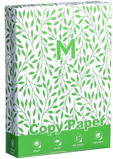 [MPH34723] Office Copy Paper A4 - Pastel Green, 80gsm, 500 Sheets, FSC® Mix (Box of 5 Reams)