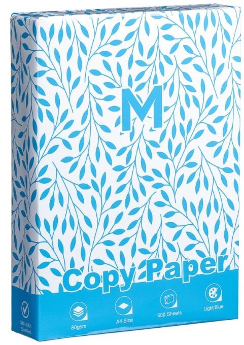 [MPH34724] Office Copy Paper A4 - Pastel Blue, 80gsm, 500 Sheets, FSC® Mix (Box of 5 Reams)