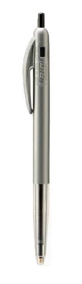 [MPH35135] Bic Clic Ball Point Pen - Black, Medium 1.0mm Tip (Pack of 10 Pens)