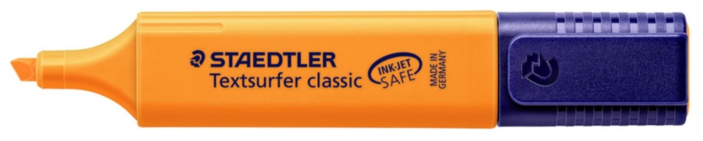 [MPH34866] Staedtler Classic Highlighter - Orange, Chisel Tip (Pack of 10 Highlighters)