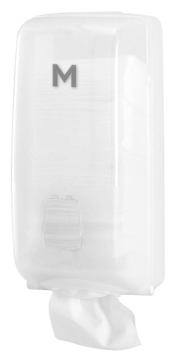 Eco Interleave Tissue Dispenser - White, 700 Sheet Capacity (Each)