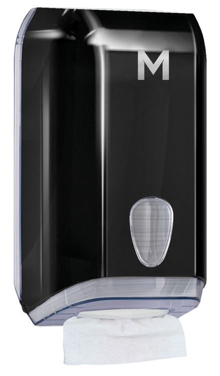 [MPH27522] Interleave Toilet Tissue Dispenser - Black, 700 Sheet Capacity (Each)