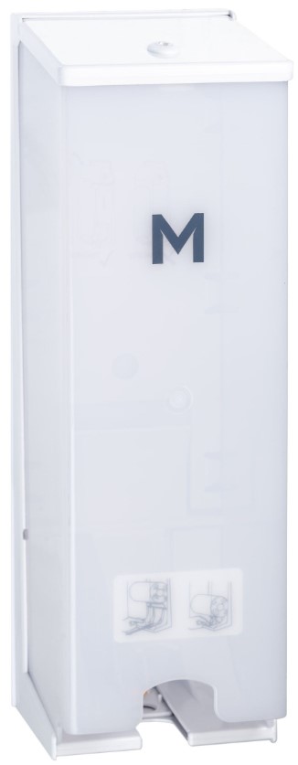 [MPH27540] Vertical Toilet Roll Dispenser - White, 3 Roll Capacity (Each)