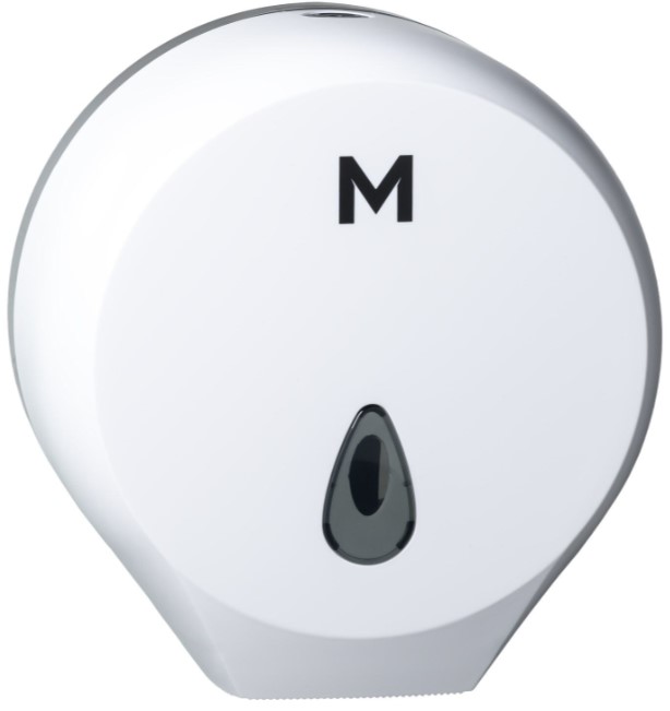 Single Jumbo Roll Dispenser - White, 1 Roll Capacity (Each)
