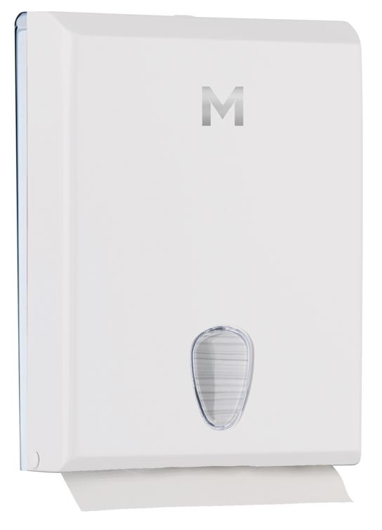 [MPH27440] Compact Towel Dispenser - White, 400 Sheet Capacity (Each)