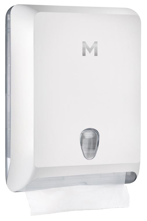 Interfold Towel Dispenser - White, 700 Sheet Capacity (Each)