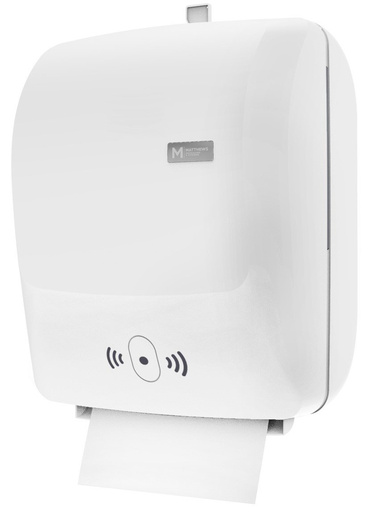 [MPH27512] Automatic Cut Roll Feed Dispenser - White, 1 Roll Capacity (Each)