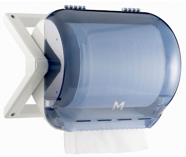 [MPH27436] Industrial Roll Dispenser - Transparent, 1 Roll Capacity (Each)