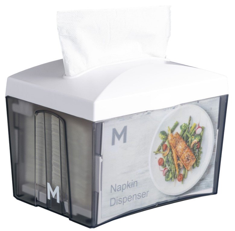 [MPH27640] Tabletop Napkin Dispenser - White, 500 Sheet Capacity *Suits MPH38495 (Each)