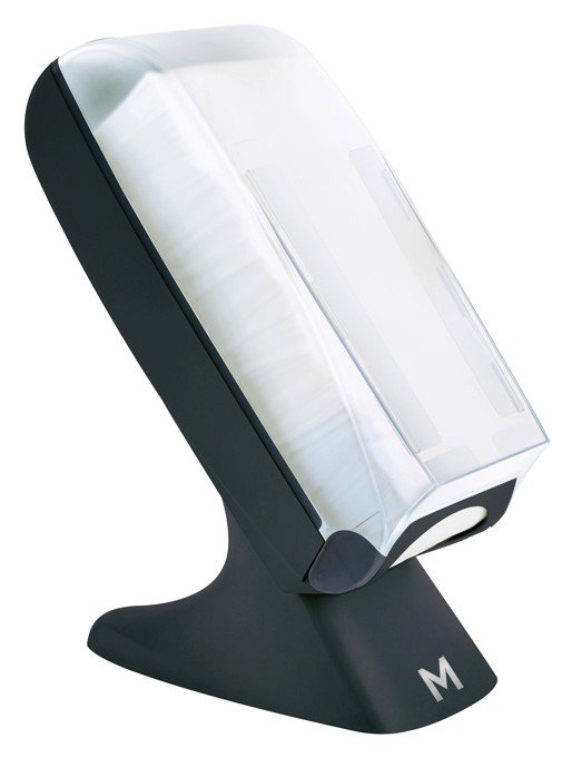 [MPH27661] Standing Napkin Dispenser - Black, 1000 Sheet Capacity *Wall Mountable (Each)