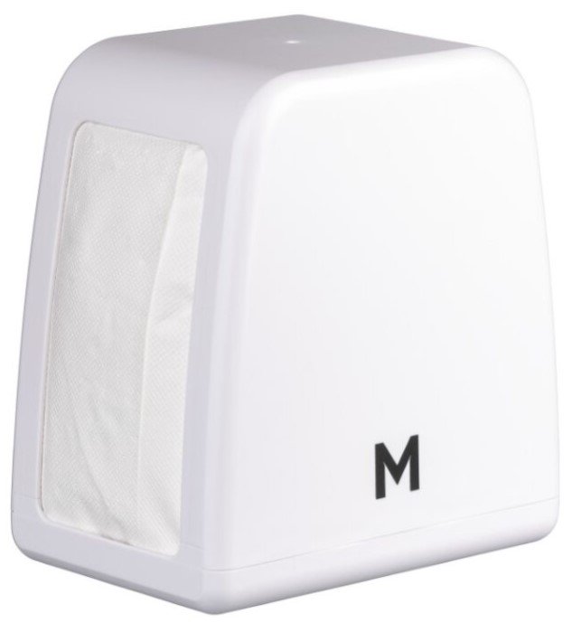 [MPH27657] Tall Compact Napkin Dispenser - White, 250 Sheet Capacity *Suits MPH38505 (Each)