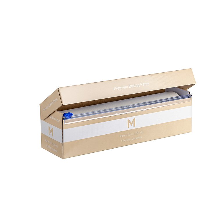Premium Baking Paper Dispenser - White, 300mm x 120m, 45gsm *230C° Resistance (1x Roll)