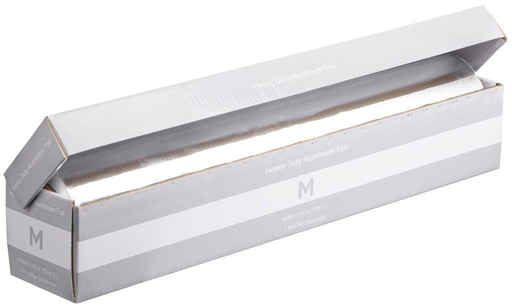 [MPH38675] Heavy Duty Aluminium Foil Dispenser - Silver, 440mm x 150m x 16mu *Heavy Duty (Roll)