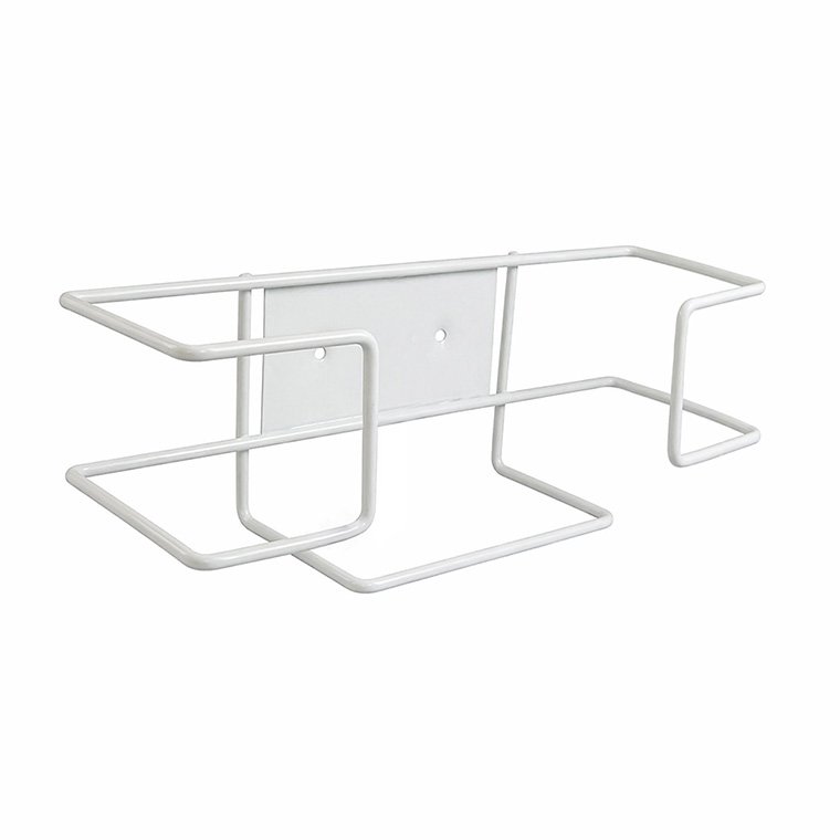 Single Wire Glove Holder - White, 105mm x 90mm x 285mm (Each)