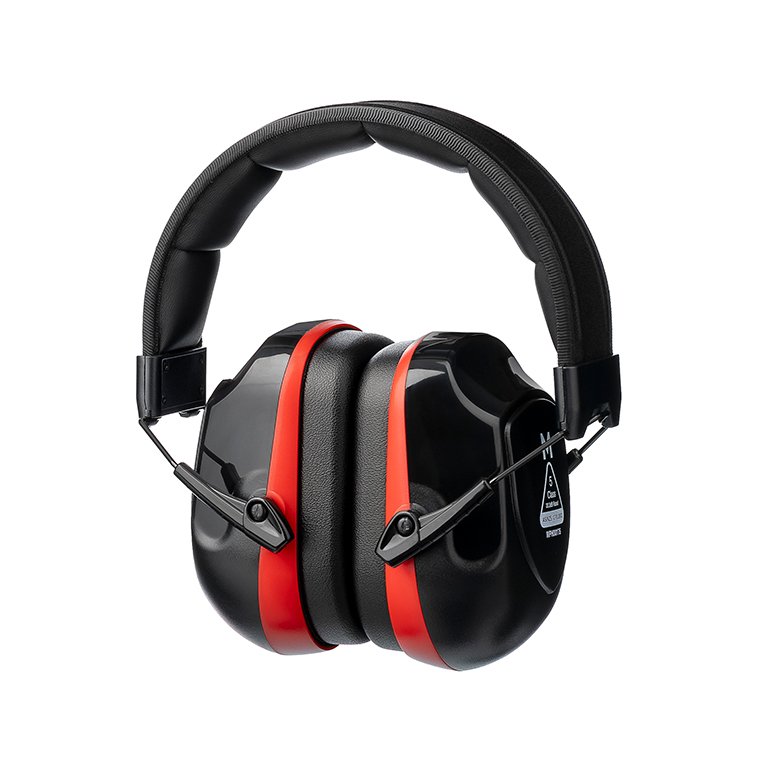 [MPH30175] Advanced Headband Earmuffs - Black/Red, 33.3dB Rated *Class 5 (Pair)