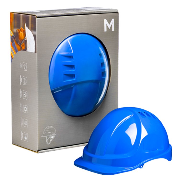 [MPH31201] ABS Ground Safety Hard Hat Vented - Blue, Ratchet Adjustment AS/NZS 1801:1997 (Each)