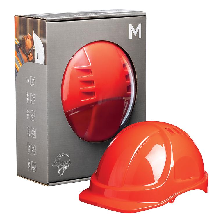 [MPH31204] ABS Ground Safety Hard Hat Vented - Red, Ratchet Adjustment AS/NZS 1801:1997 (Each)