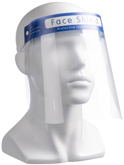 [MPH30072] Anti-Fog Face Shield - Clear, Elasticated Head Loop (Each)
