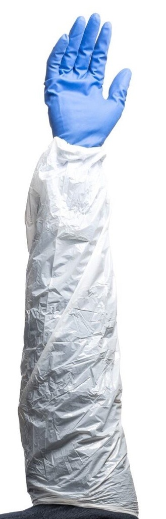 [MPH30851] Polyethylene Sleeve Covers Extra Long - White, 200mm x 600mm, 20mu (Box of 1100 Sleeves)