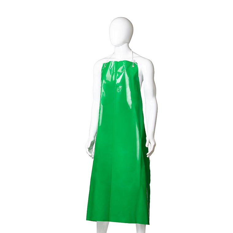 [MPH30350] Reusable PVC Apron with Hooks - Green, 900mm x 1200mm, 300mu (Each)