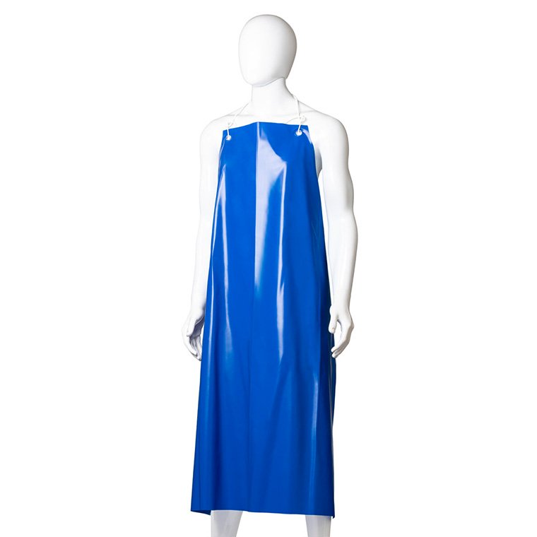 Reusable TPU Apron with Hooks - Blue, 900mm x 1200mm, 300mu (Each)