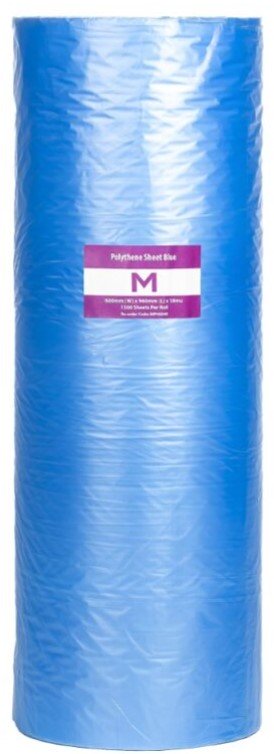 Polyethylene Perforated Sheet - Blue, 600mm x 960mm x 18mu (1x Roll)