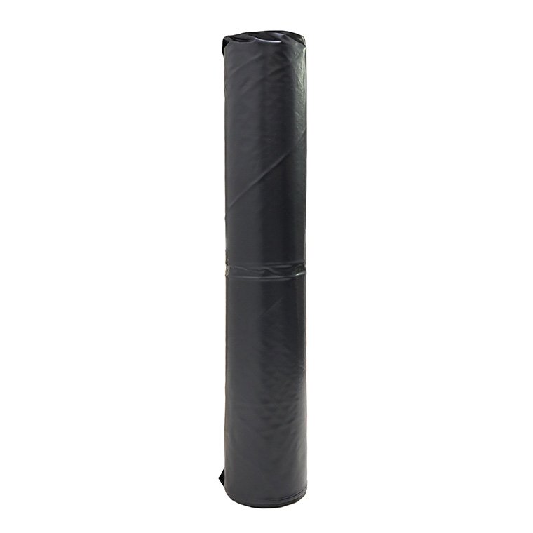 Polyethylene Asbestos Film Roll - Black, 1m/4m x 25m x 200mu 100% Recycled (1x Roll)