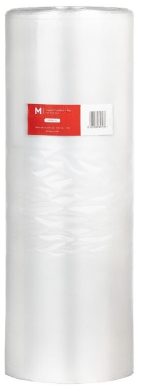 POR Gusseted Polyethylene Bag - Clear, 600mm x 420mm x 700mm x 30mu (1x Roll)