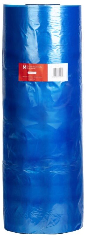 [MPH5241] POR Gusseted Polyethylene Bag - Blue, 650mm x 350mm x 650mm x 30mu (Roll)