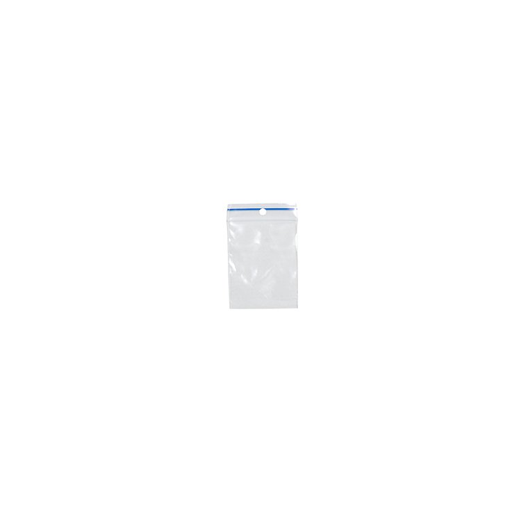 [MPH3020] FP Resealable Polyethylene Bag - Clear, 62mm x 75mm x 40mu (Pack of 1000 Bags)