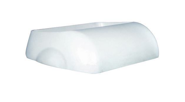 [MPH2988] Wall Mount Bin 23L Hidden Lid - White, Hidden Design (Each)