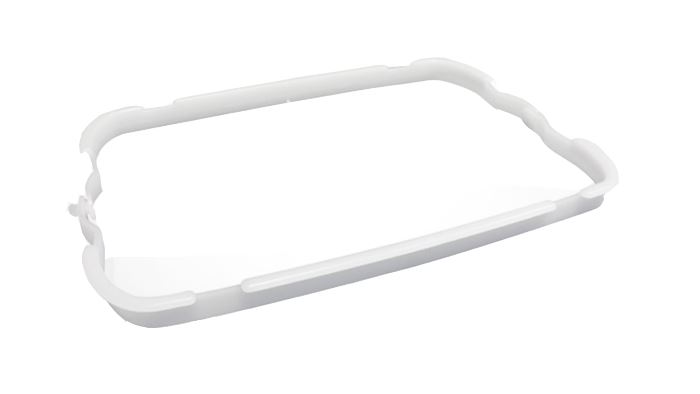 [MPH2991] Wall Mount Bin 23L Bag Support - White, Hidden Design (Each)