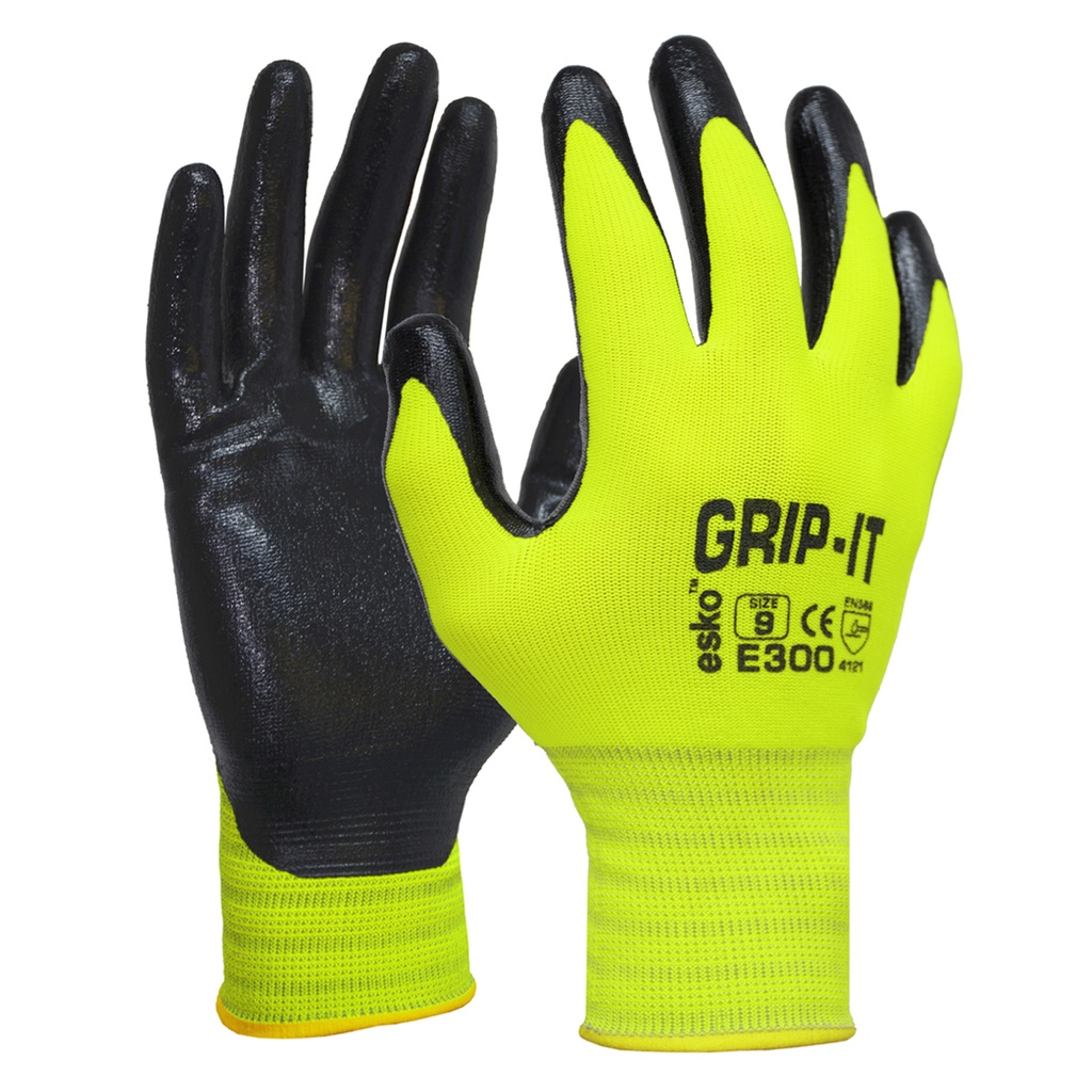 ESKO 'GRIP-IT', Nitrile Coated glove with Nylon Liner - Pack of 12