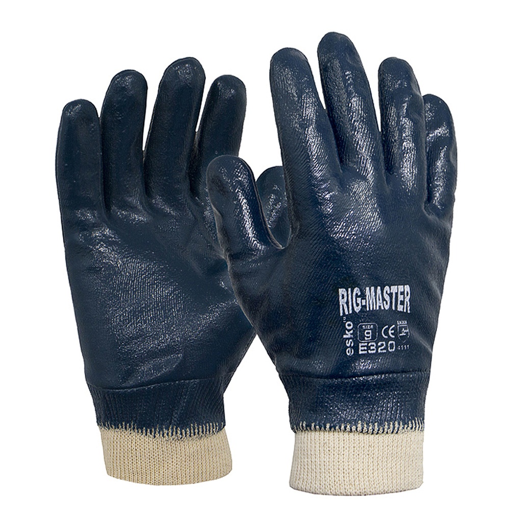 ESKO 'RIG MASTER', Fully Dipped Nitrile Glove (E320) - Pack of 12