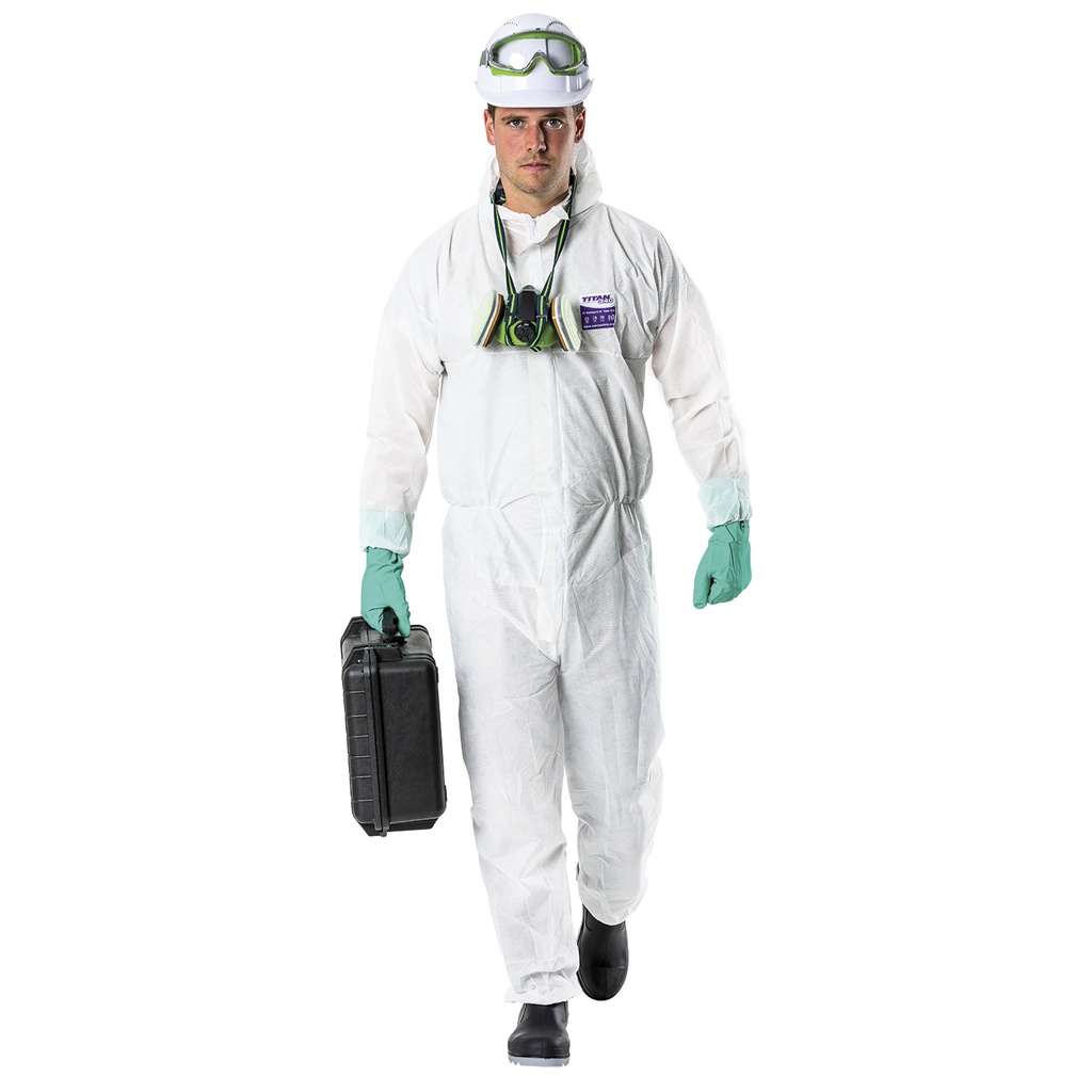 TITAN 340 CE Type 5,6 CAT III Disposable SMS Coverall - Pack of 5