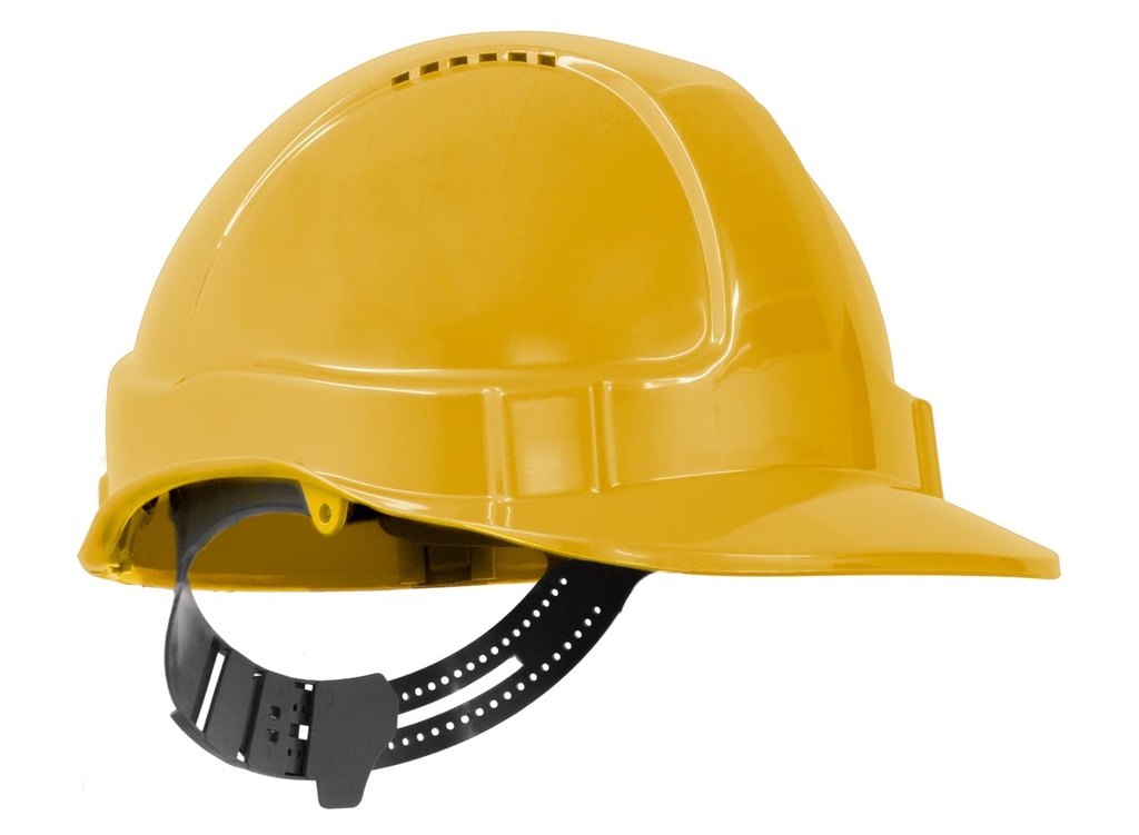 TUFF-NUT Hard Hat, Short Peak, Vented, 6-point PinLock harness