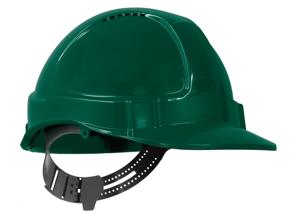 TUFF-NUT Hard Hat, Short Peak, Vented, 6-point PinLock harness