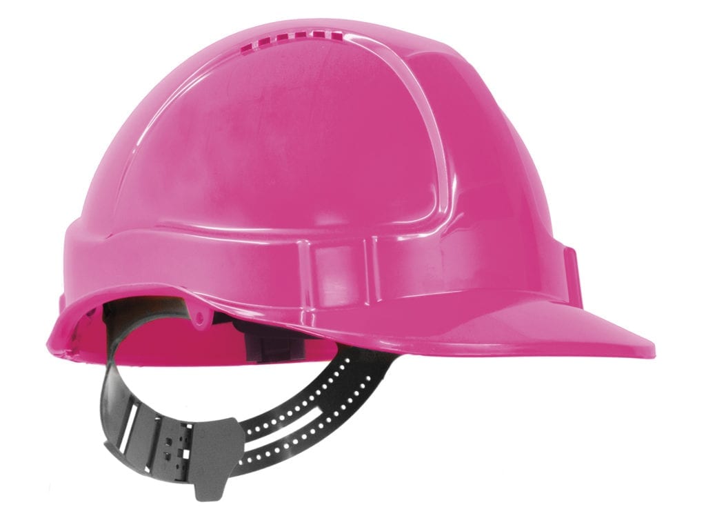TUFF-NUT Hard Hat, Short Peak, Vented, 6-point PinLock harness