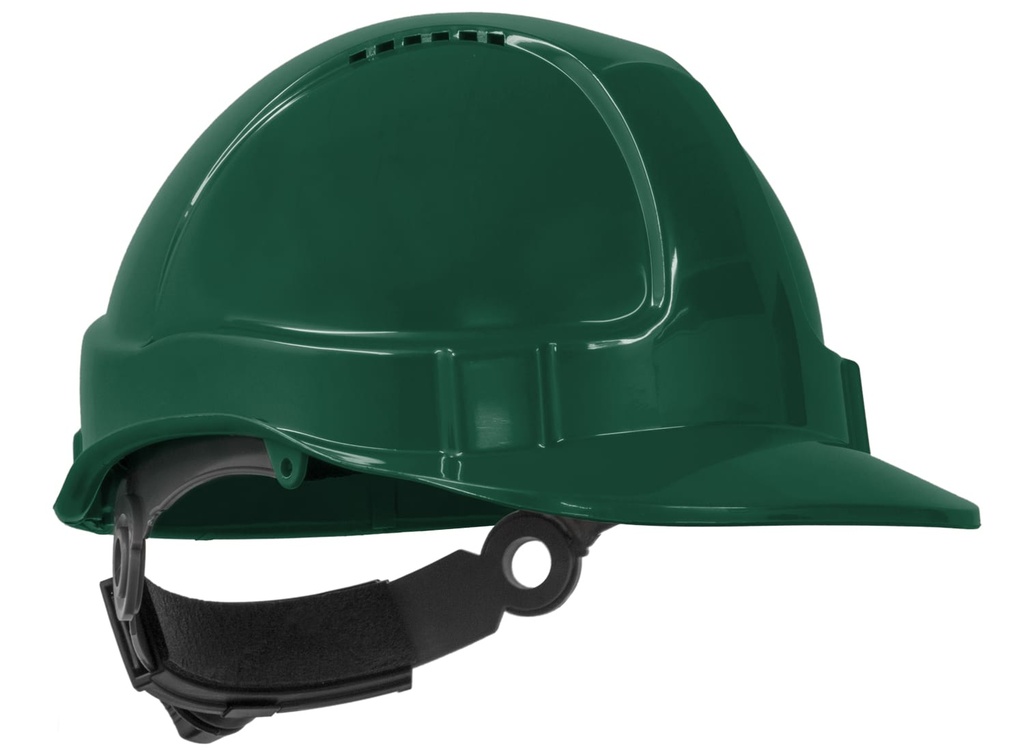 TUFF-NUT Hard Hat, Short Peak, Vented, 6-point Ratchet harness