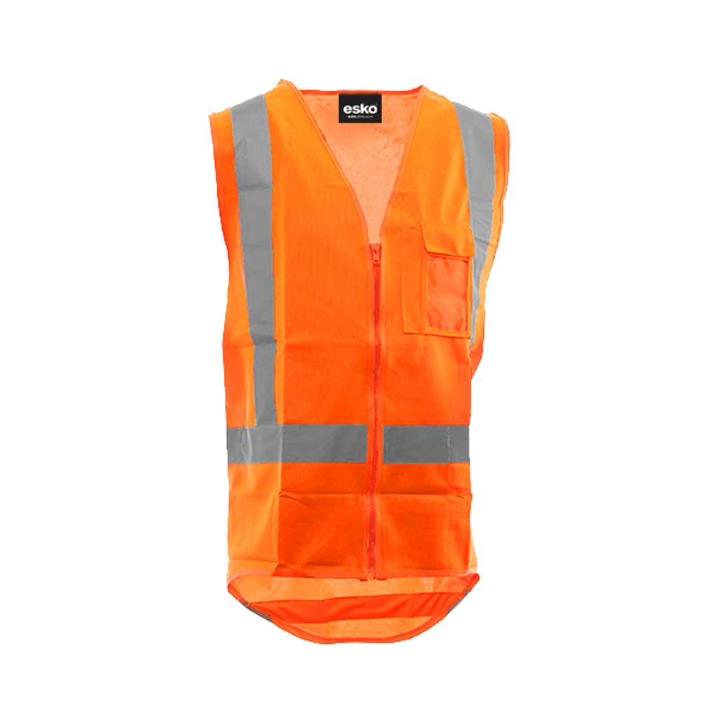 ESKO Premium TTMC-W23 Safety Vest - With ID Pocket - Pack of 5