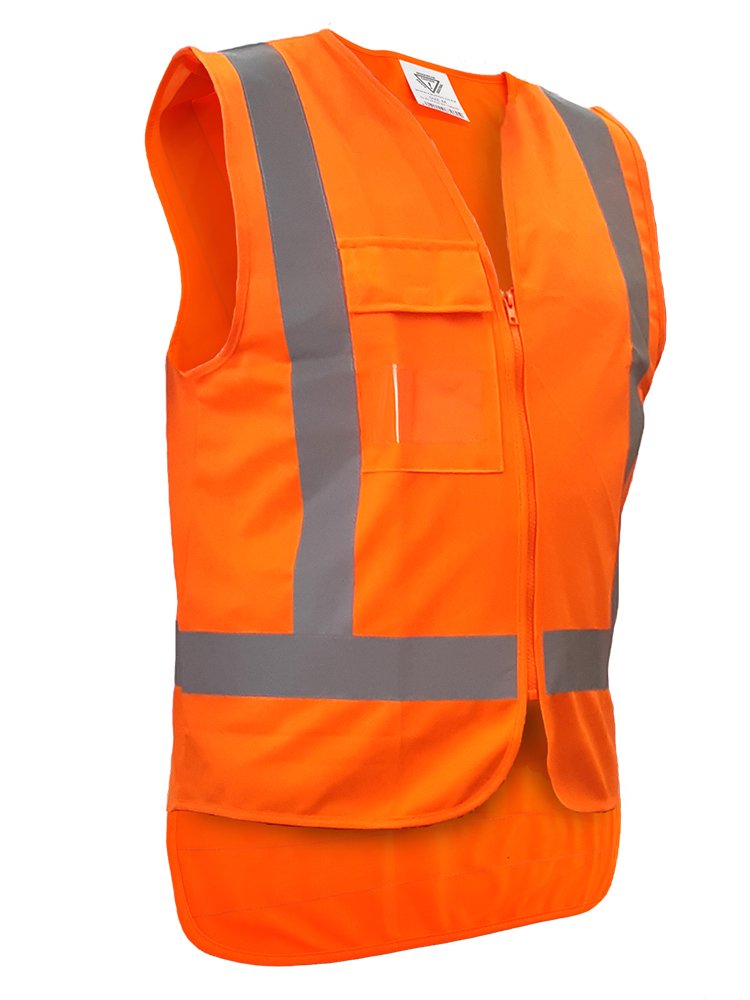 ESKO TTMC-W23 X-Back Safety Vest - No ID Pocket - Pack of 5