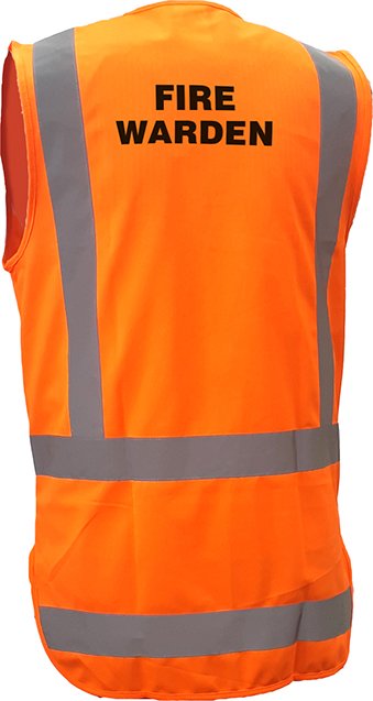 ESKO Fire Warden Safety Vest - Pack of 5