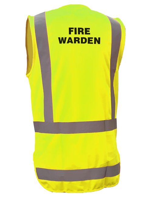 ESKO Fire Warden Safety Vest - Pack of 5