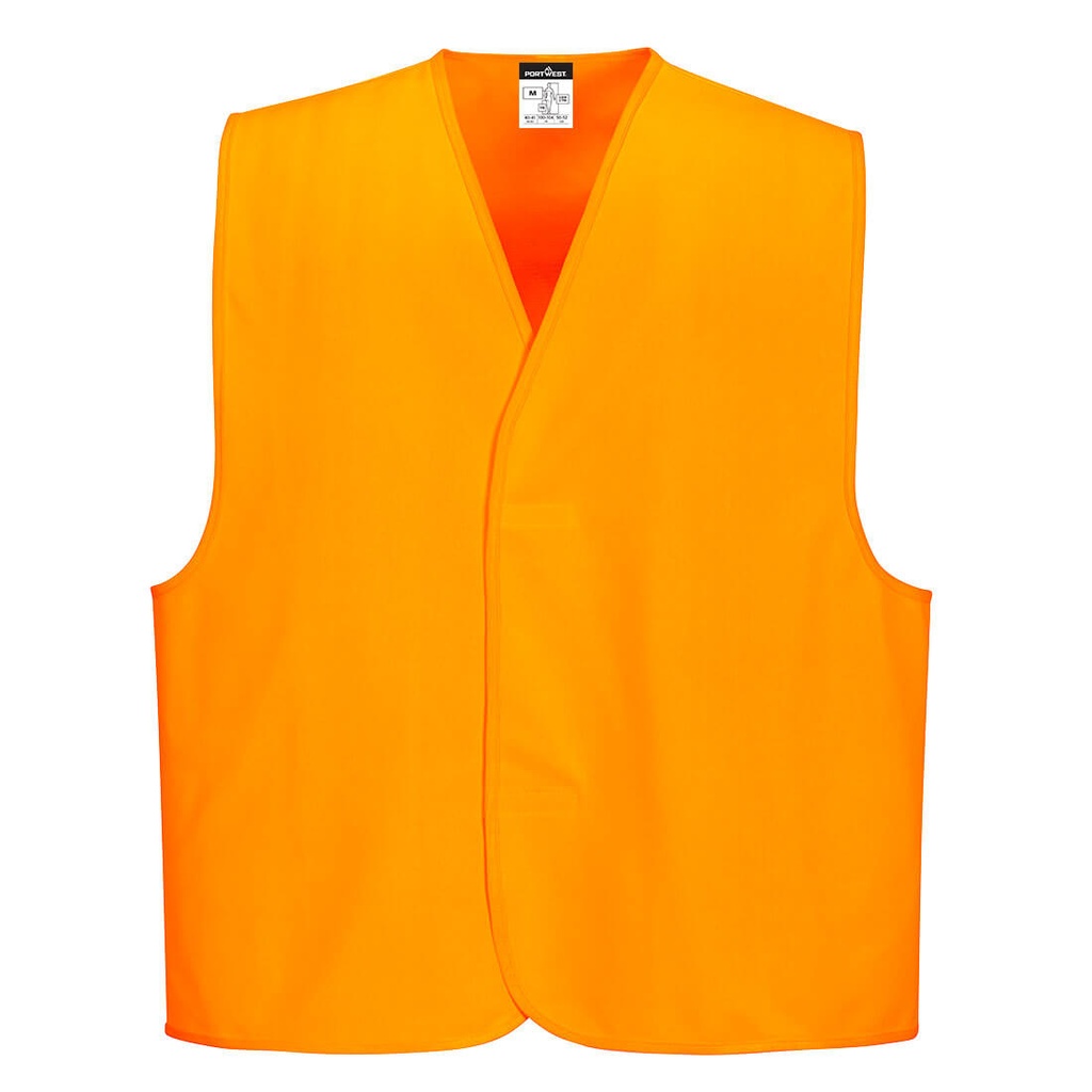 [C478ORRS/M] Hi-Vis Day Vest (Orange, S/M)