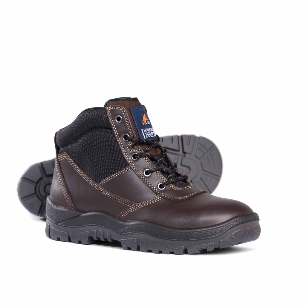[M260050-WH-06] 260050 Olive Nubuck Leather L U Safety Boot (6)
