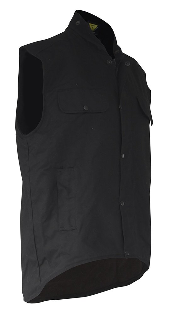 Caution Oilskin Sleeveless Vest