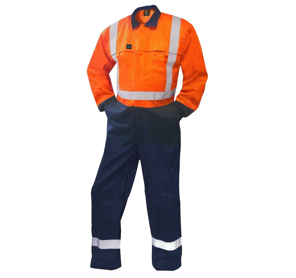 [840021-6] Overall FR, 320 GSM 12 CAL, 99% Cot 1% AS, Org Nav (6)