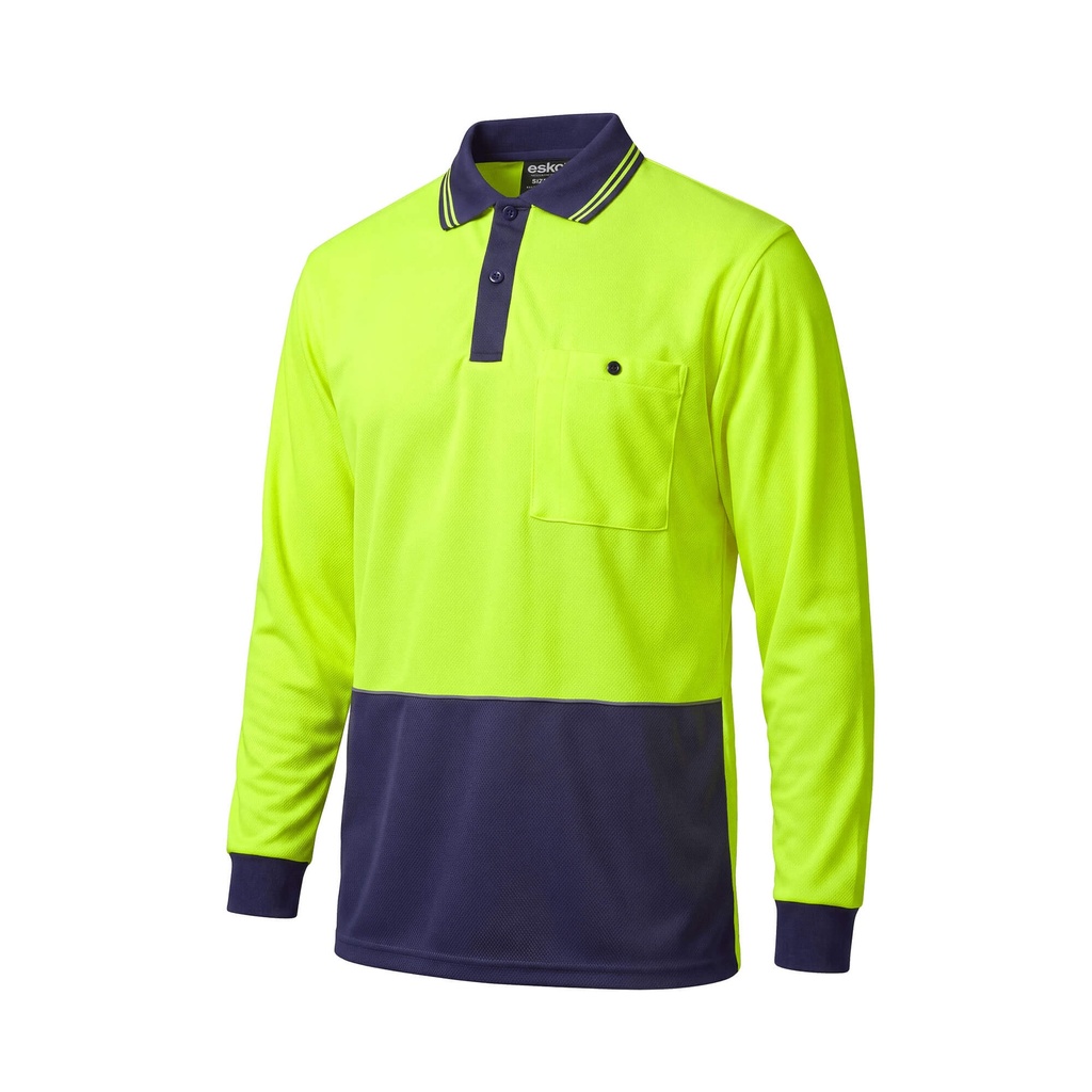 ESKO L/S D O Micro Fibre Polo